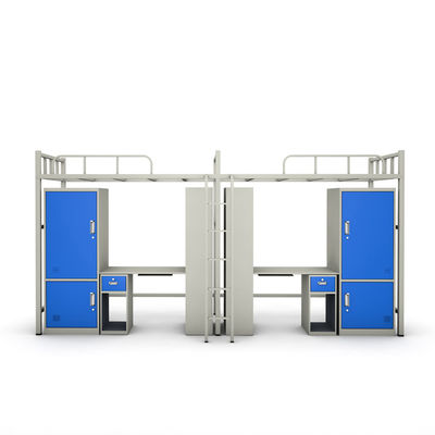 Apartament One Sleeper Stalowe łóżka piętrowe Biurko Szafa pod spodem