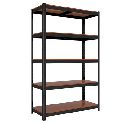 5 regulowanych poziomów MDF Boltless Metal Garage Rack Stalowy regał półkowy do magazynu