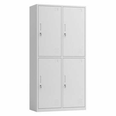 Sypialnia Metalowa szafka na ubrania z 2 drzwiami Tier 4 do przebieralni