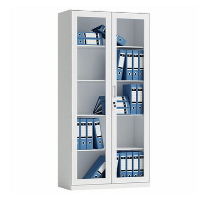 Office Home Szklane drzwi Pełna wysokość Metalowa półka