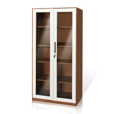 Office Home Szklane drzwi Pełna wysokość Metalowa półka