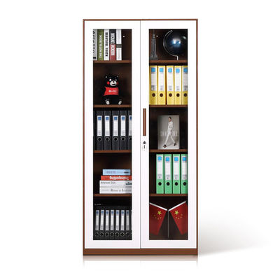 Office Home Szklane drzwi Pełna wysokość Metalowa półka