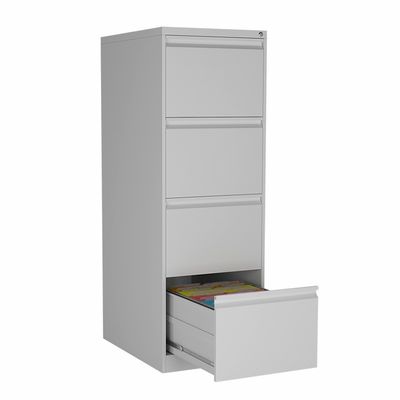 Meble biurowe Metalowa szafka na dokumenty Cztery głębokie szuflady Boczna szafka na dokumenty