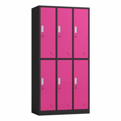 Gym School Use Steel Storage 6 drzwi Szafa na szafę z zamkiem