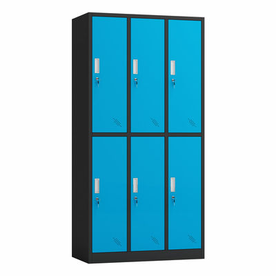 Gym School Use Steel Storage 6 drzwi Szafa na szafę z zamkiem