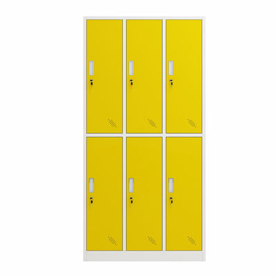 Gym School Use Steel Storage 6 drzwi Szafa na szafę z zamkiem